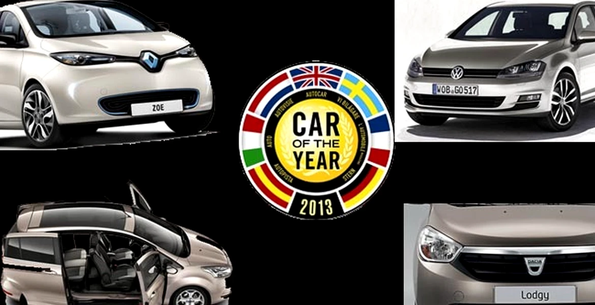 35 de pretendenţi pentru titlul Maşina Anului 2013 – iată nominalizaţii la Car of the Year 2013