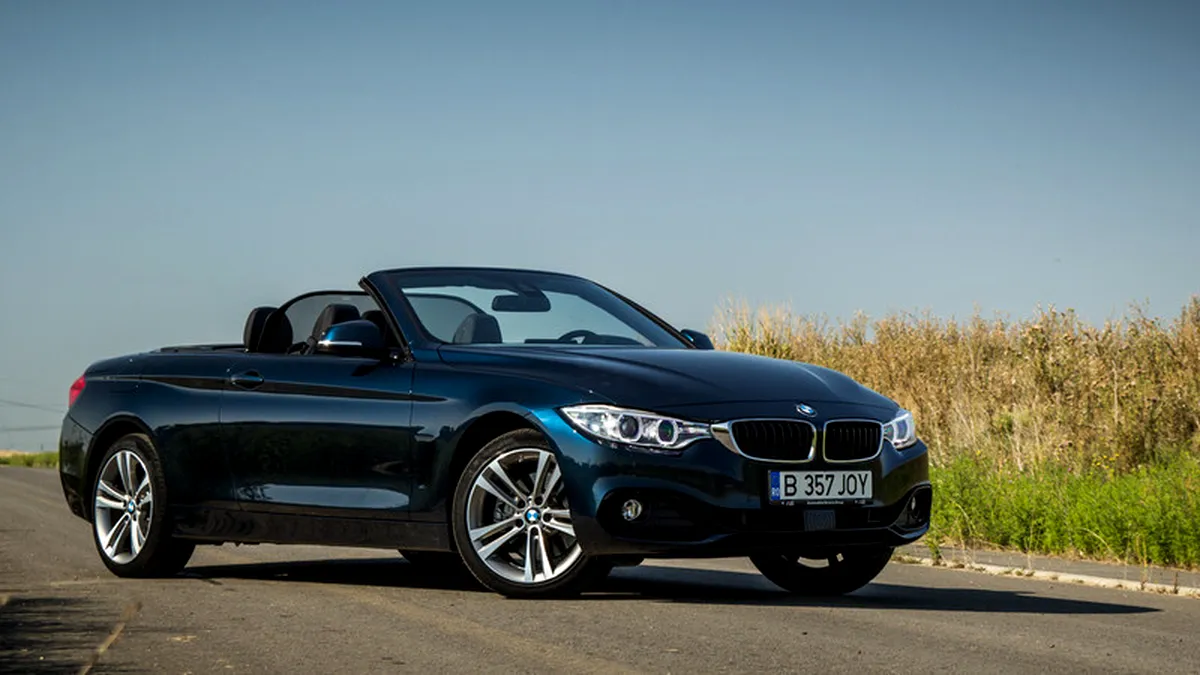 TEST cu BMW Seria 4 cabrio 428i xDrive: puncte tari şi puncte slabe