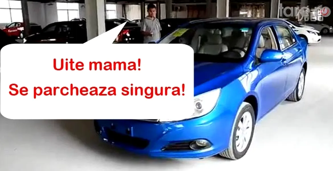 VIDEO: iată cum parchează singură maşina chinezească BYD F3 Plus, doar din telecomandă!