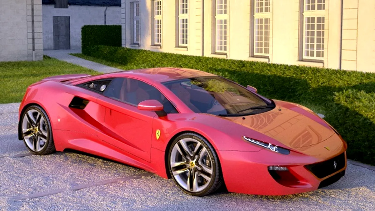 Studiu de design: Ferrari FT12, un posibil înlocuitor pentru 458 Italia