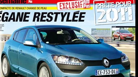 Renault Megane 3 se pregăteşte de un facelift