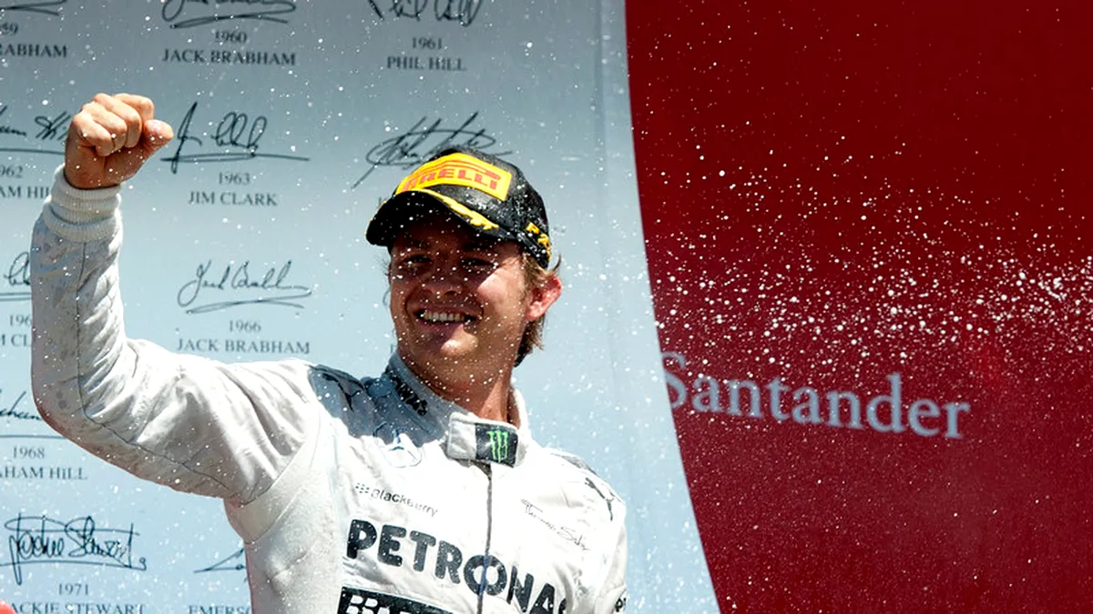 Nico Rosberg a câştigat Marele Premiu de Formula 1 al Marii Britanii