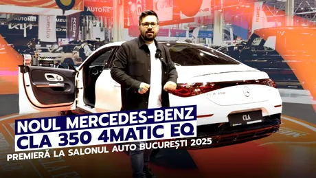 Mercedes-Benz CLA 350 4MATIC EQ debutează la Salonul Auto București 2025