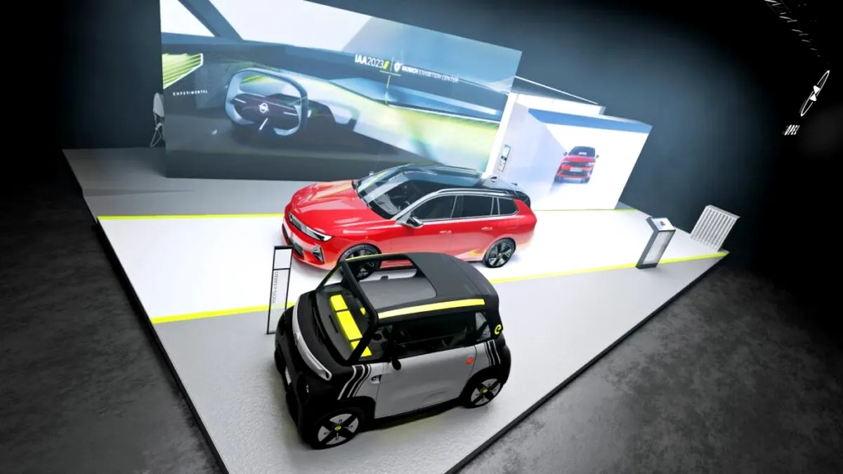 Opel are trei atracții importante la IAA Mobility 2023: Conceptul Experimental, noua Astra Sports Tourer Electric și noua Corsa Electric