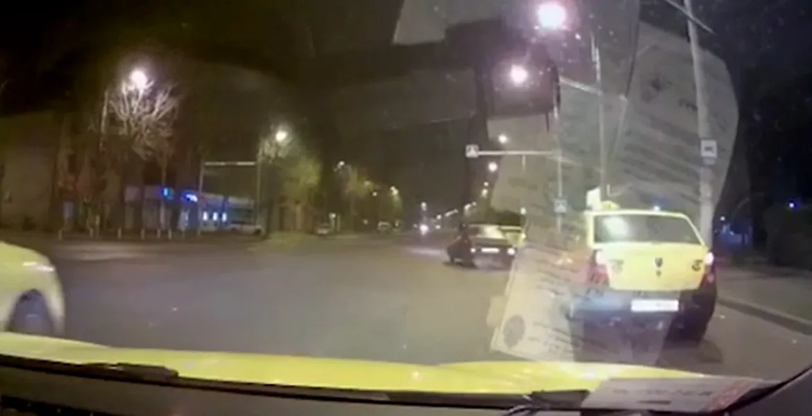 Urmărire ca-n filme. Taximetrist bucureştean, devenit erou după ce a urmărit cu maşina un şofer beat [VIDEO]