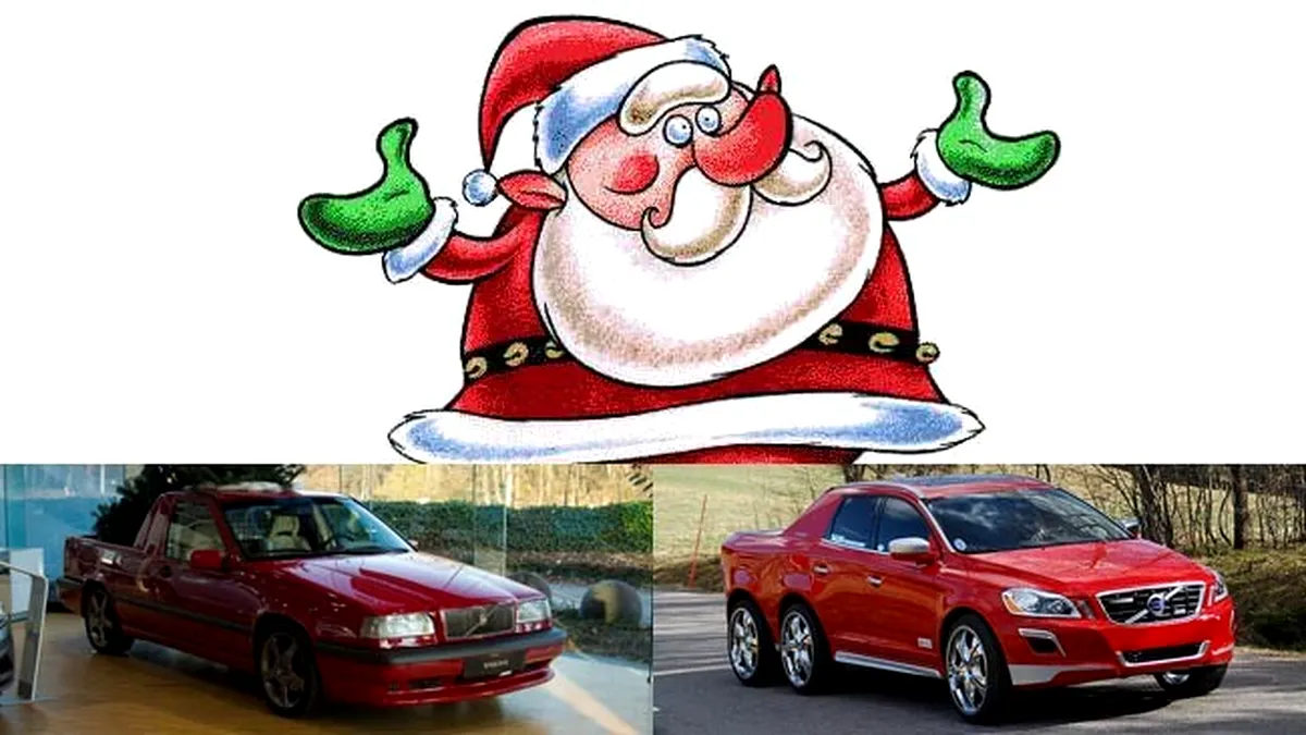 Care propunere de ”sanie” Volvo e mai potrivită pentru Moş Crăciun?
