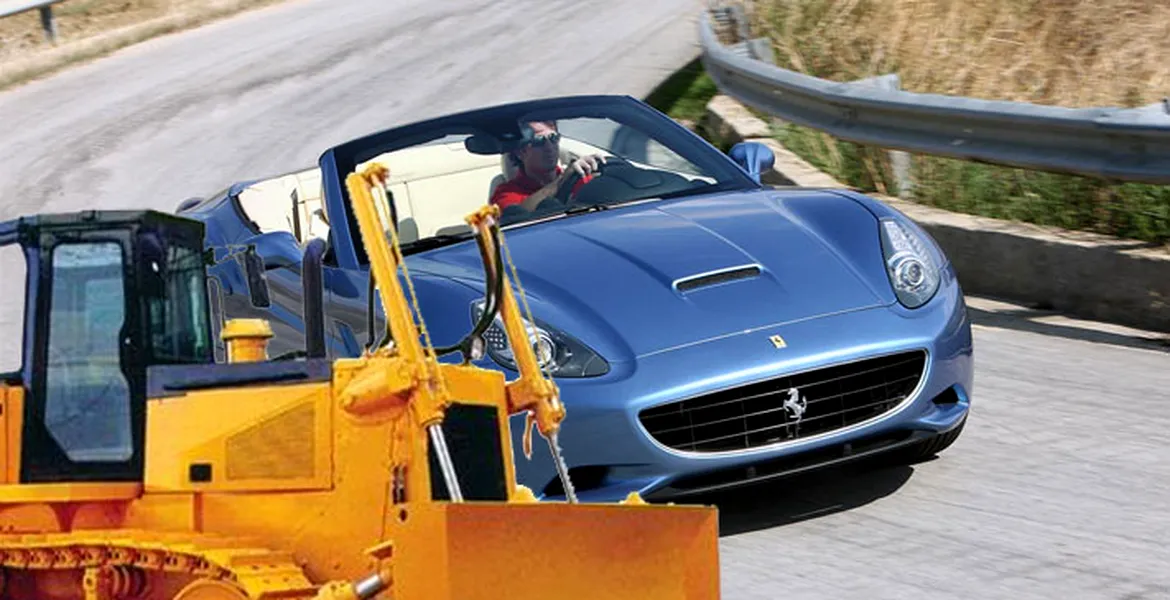 Ferrari California – accident în Sofia