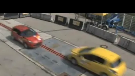 Crash test ADAC cu Ford Fiesta şi Peugeot 308