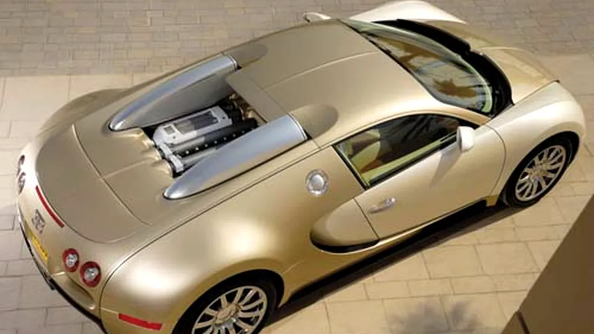Bugatti Veyron... din aur!