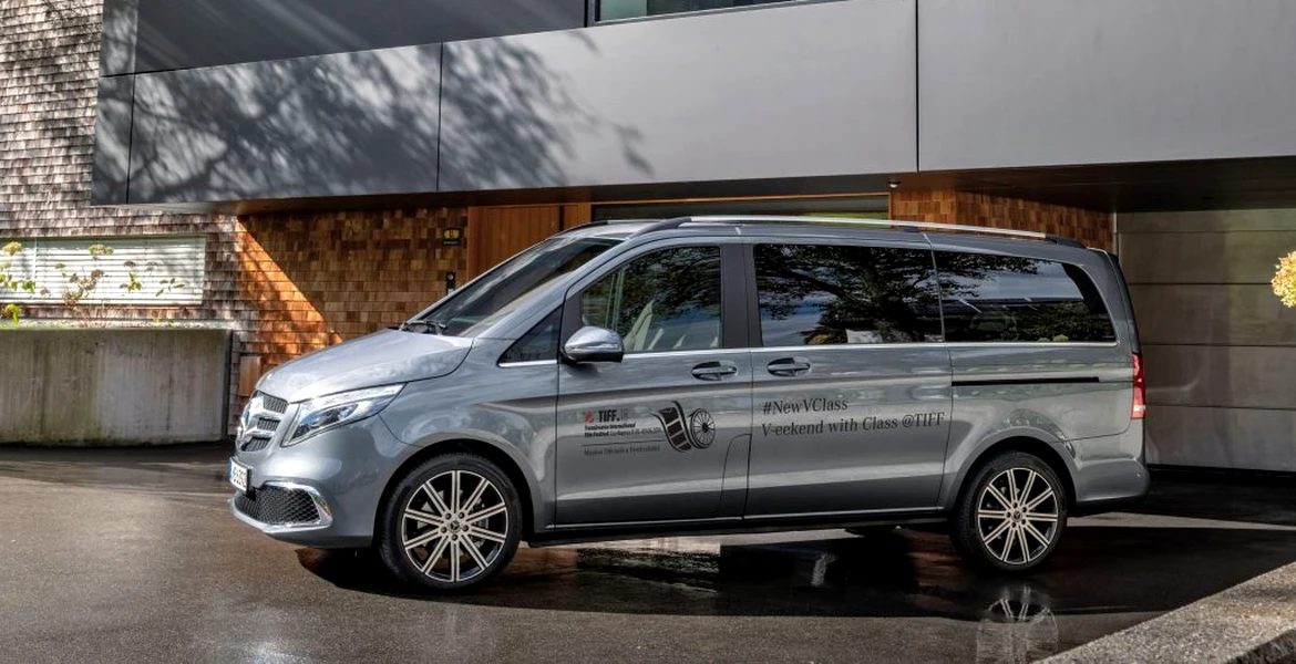 Noul Mercedes-Benz Clasă V îşi face prima apariţie în România la TIFF