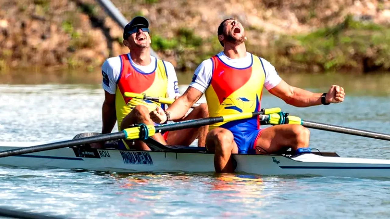 Bucurie la dublu oferită de Cozmiuc și Bejan Cei doi sunt campioni mondiali la dublu rame masculin 