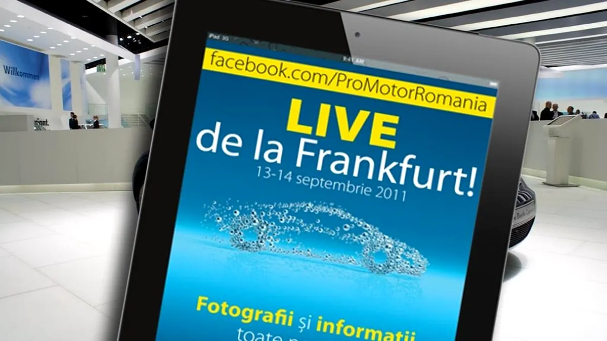 ProMotor transmite LIVE de la Frankfurt 2011