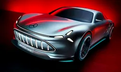 Mercedes-Benz prezintă noul concept Vision AMG, care prefigurează un model electric de performanță