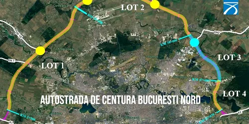 O companie chineză se va ocupa de construirea lotului 3 al Autostrăzii de Centură București Nord