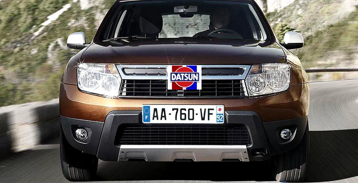 Dacia, vândută ca Datsun?!