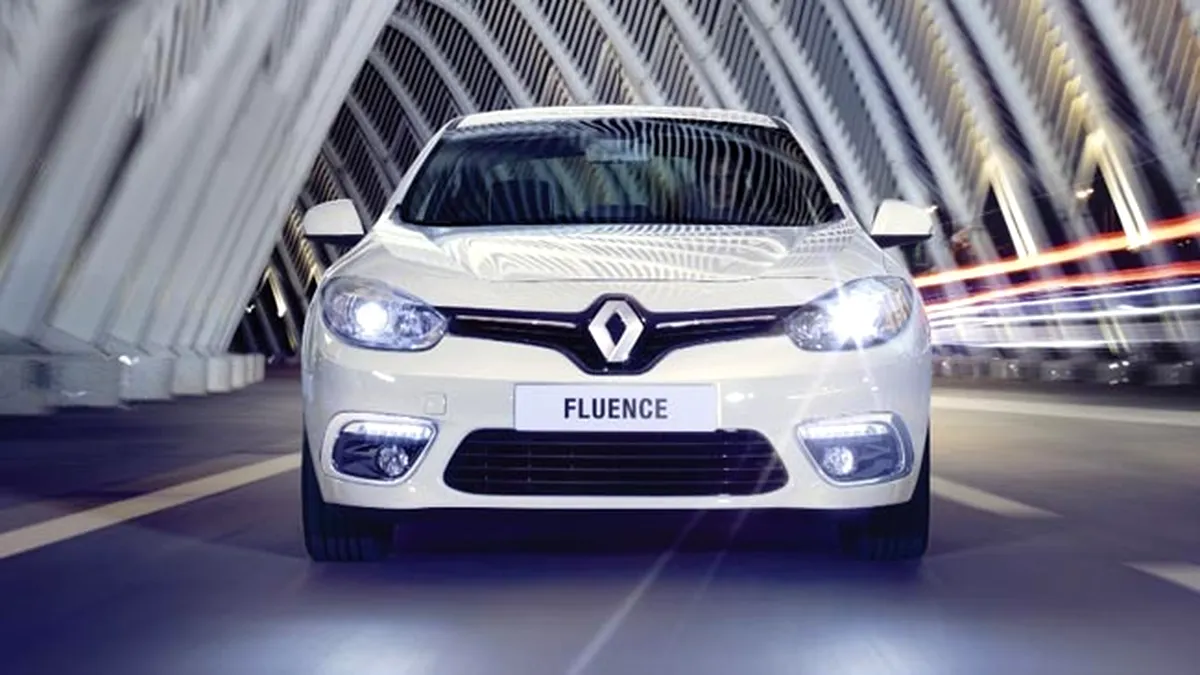 Preţurile noului Renault Fluence facelift: de la 14.900 euro cu TVA