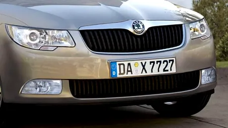 Skoda Superb - schiţe