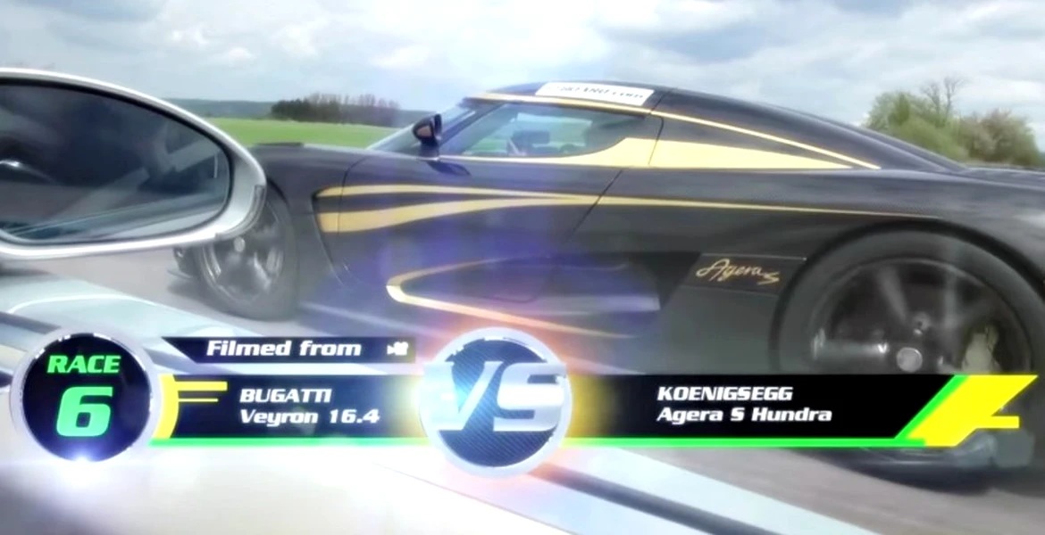 Veyron Grand Sport Vitesse vs. Agera S vs. Aventador vs Ferrari 599 GTO. WOW!