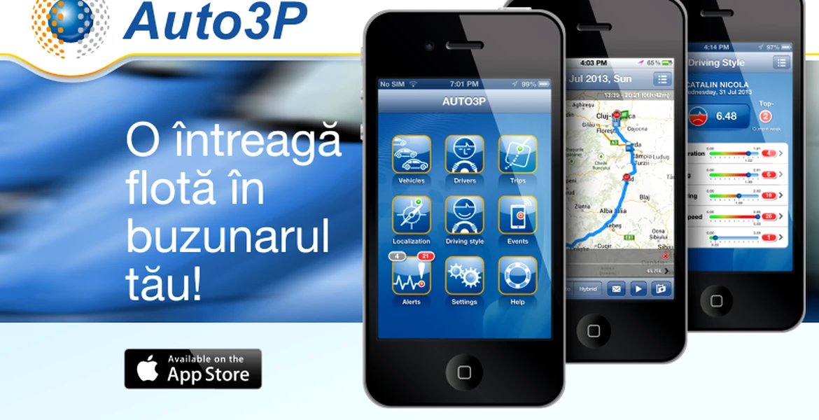 Auto3P România lansează aplicaţia MultiFleet pentru Iphone