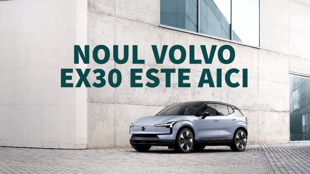 Volvo a dezvăluit SUV-ul electric EX30: Accelerații 0-100 km/h în 3,6 secunde și autonomie de până la 480 KM - VIDEO