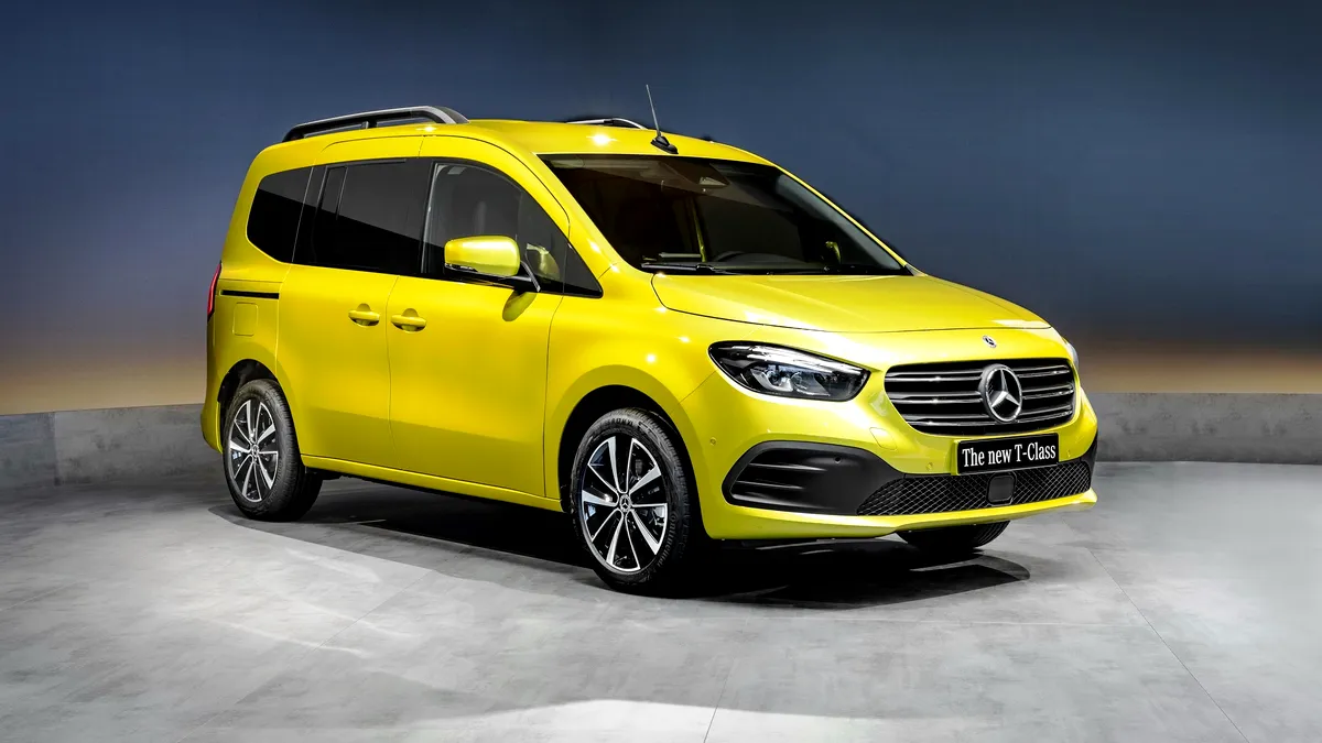 Mercedes-Benz a dezvăluit noua utilitară de familie T-Class