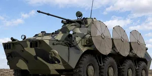 Rusia brevetează o umbrelă rotativă pentru protecția vehiculelor blindate