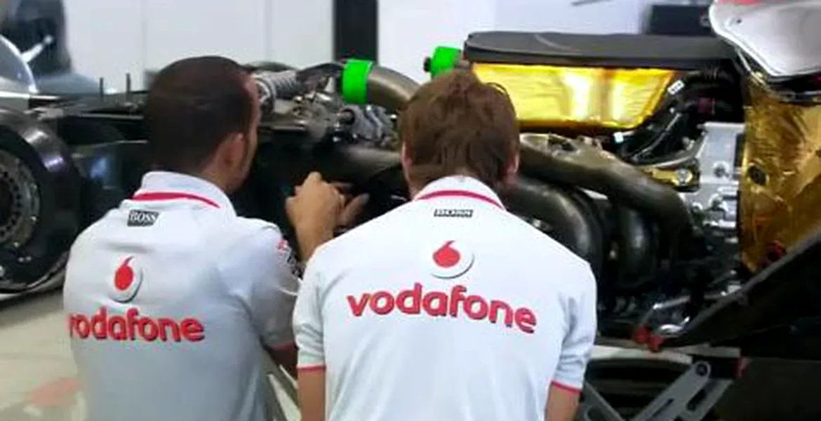 Reclamă Vodafone şi McLaren Mercedes