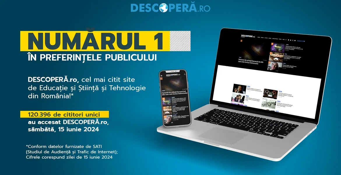 DESCOPERĂ.ro, parte din Gândul Media Network, cel mai citit site de Educație și Știință și Tehnologie din România!