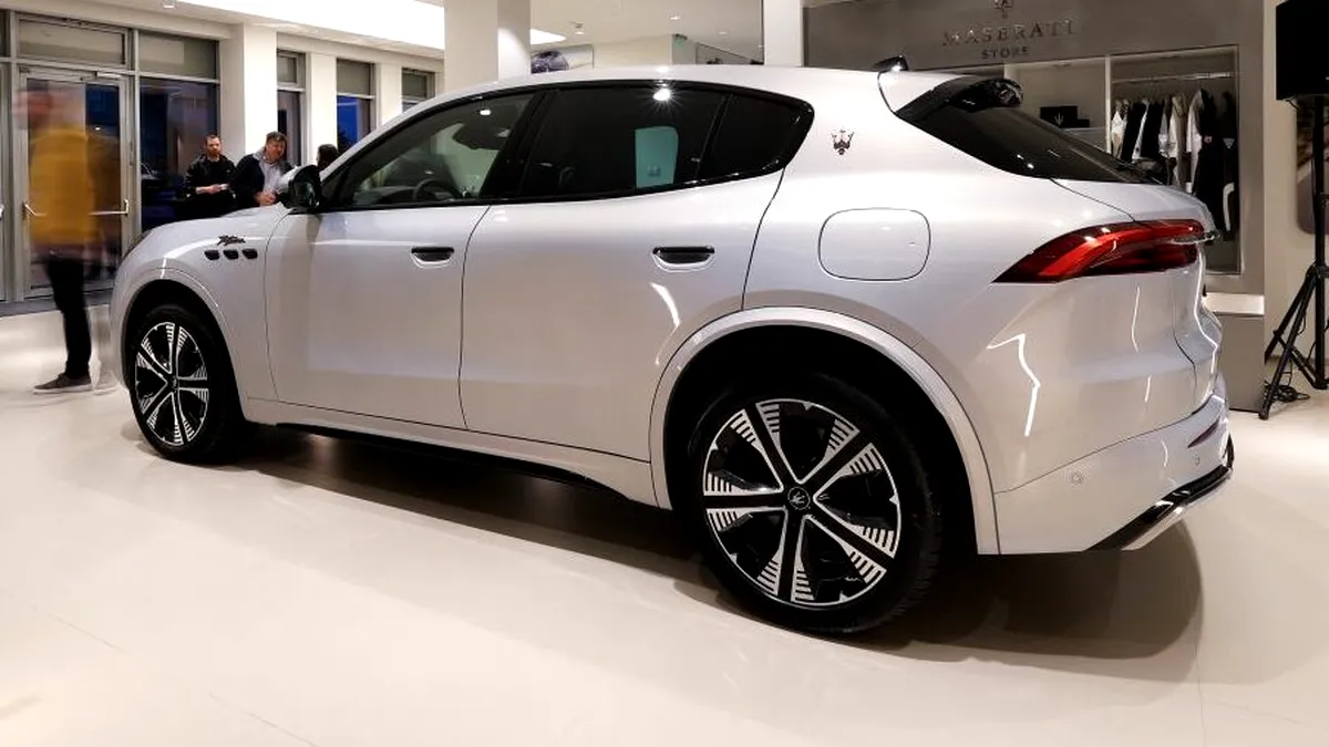 Primul SUV Maserati complet electric, Grecale Folgore, a fost prezentat în România