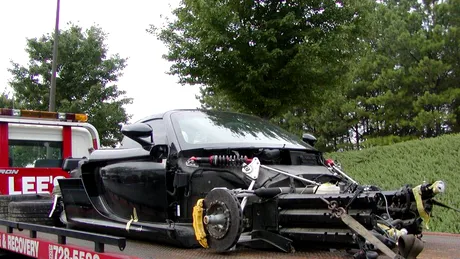 Porsche Carrera GT - Accident cu ... un adolescent