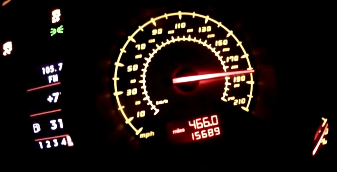 VIDEO: Cum se mişcă vitezometrul unui Lamborghini cu 1.900 CP în accelerare
