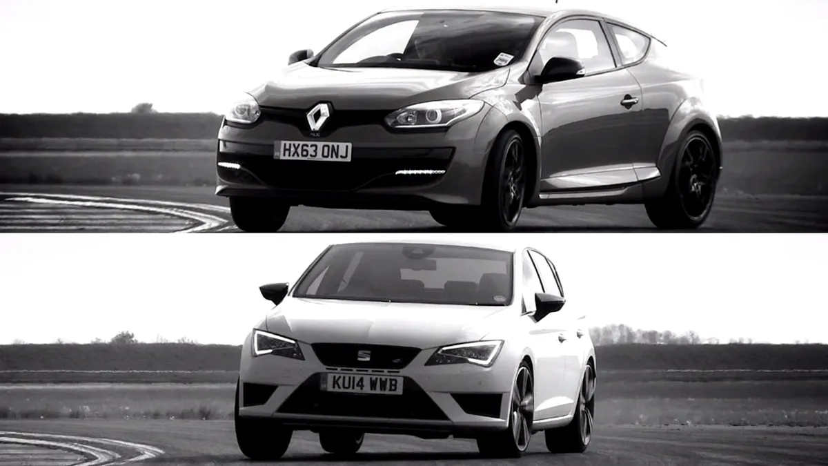 VIDEO: comparativ de circuit Mégane RS vs. León Cupra