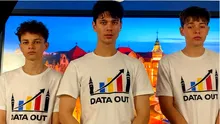 Trei olimpici de 16 ani, din Oradea, premiați de Eurostat la Competiția Europeană de Statistică. Proiectul lor a desființat cu date concrete prejudecățile despre români