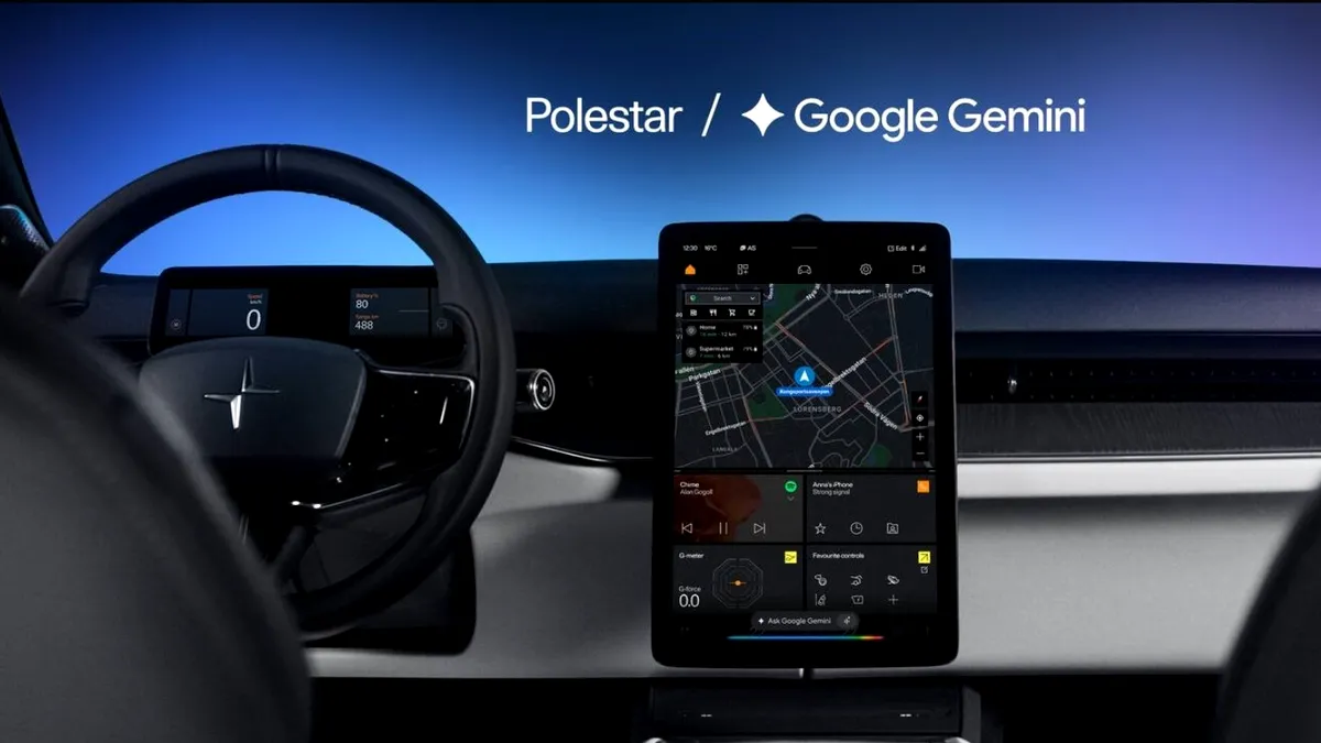 Șoferii vor putea sta de vorbă cu propriile mașini. Polestar va include Google Gemini pe toate modelele