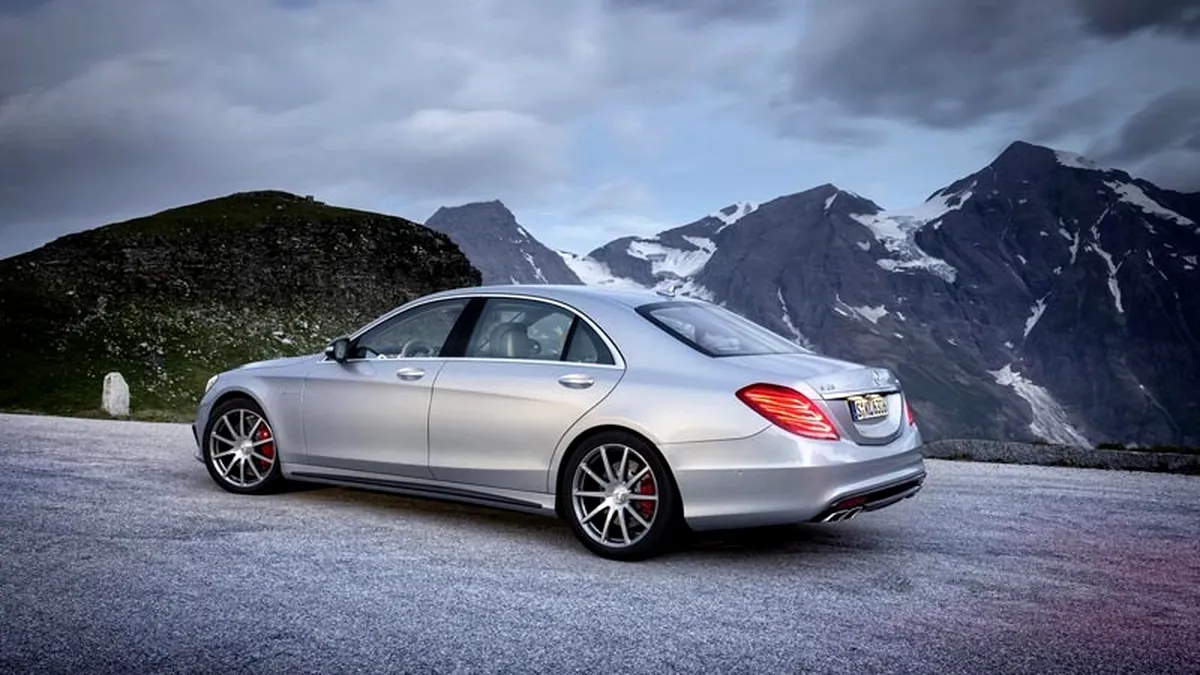 Mercedes-Benz S63 AMG: imagini şi informaţii oficiale