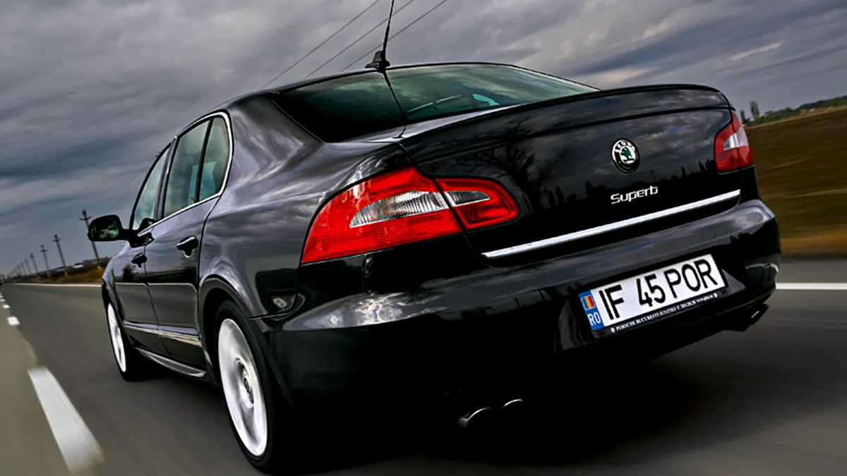 Skoda Superb V6 - test in RO