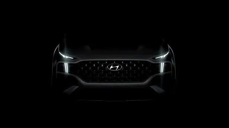 Imagini teaser cu noul Hyundai Santa Fe. Modelul este cel mai longeviv SUV al companiei