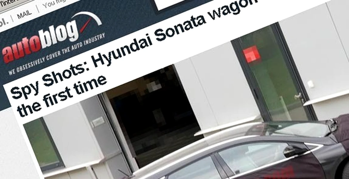 Nouă versiune spionată: Hyundai Sonata Wagon