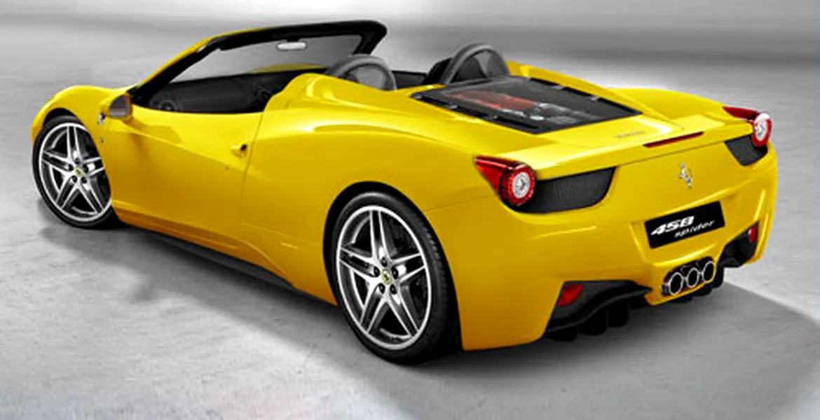 Ferrari 458 Italia Spider – speculaţii