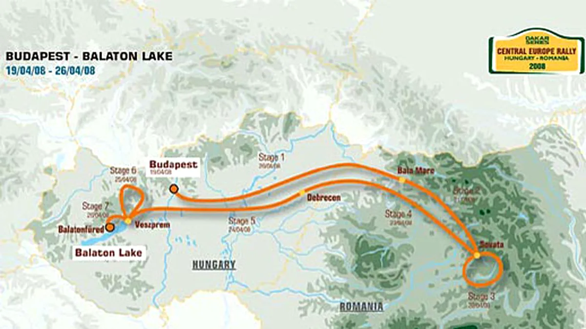 Dakar în România: Central Europe Rally