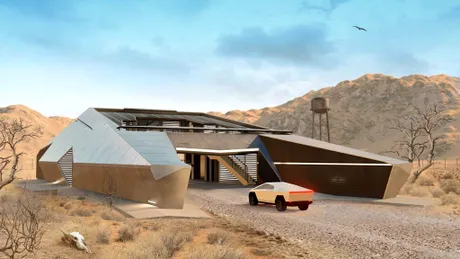 Cum arată casa perfectă pentru posesorul de Tesla Cybertruck?