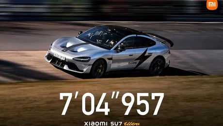 Xiaomi SU7 Ultra este oficial cel mai rapid sedan electric de serie pe Nurburgring