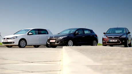 Comparativ Megane vs Focus vs Golf