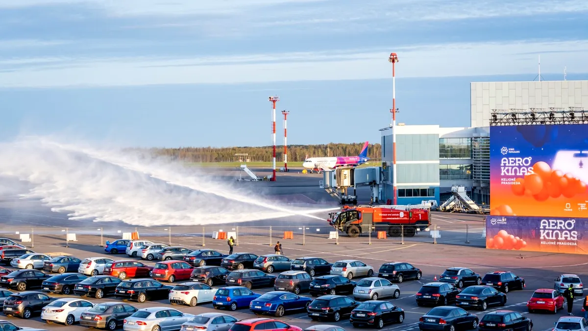 Parcarea aeroportului din Vilnius are o destinație nouă