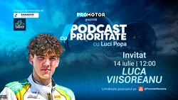 Podcast ProMotor #78 îl are ca invitat pe Luca Viișoreanu, pilotul adolescent care reprezintă România în Formula 4