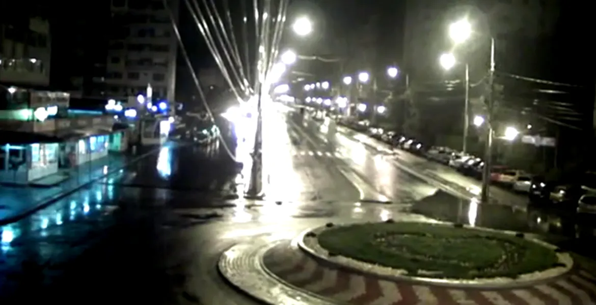 Un şofer gălăţean face o cascadorie demnă de filmul Transporter într-un sens giratoriu | VIDEO