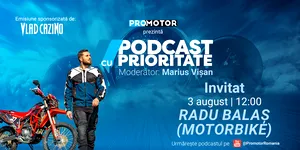 ProMotor lansează „Podcast cu Prioritate”  #109. Radu Balaș (MotorBike) vorbește despre India, MotorBike Academy și viitorul creatorilor de conținut în era AI