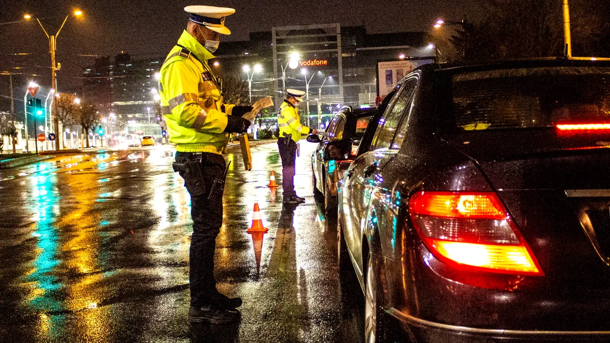 Maratonul amenzilor în București: 400 de sancțiuni și zeci de permise reținute într-o singură zi