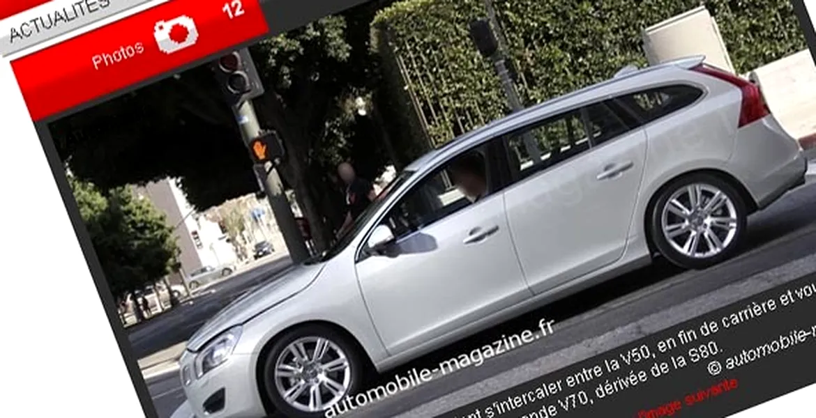 Spionat „gol”: noul Volvo V60