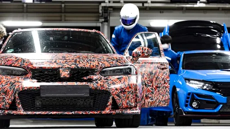 Honda ne dezvăluie imagini de la testele cu noua Civic Type R